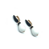 Earrings Lucos Woman in Silver Calcedonio ESOR D88 - ESOR D88